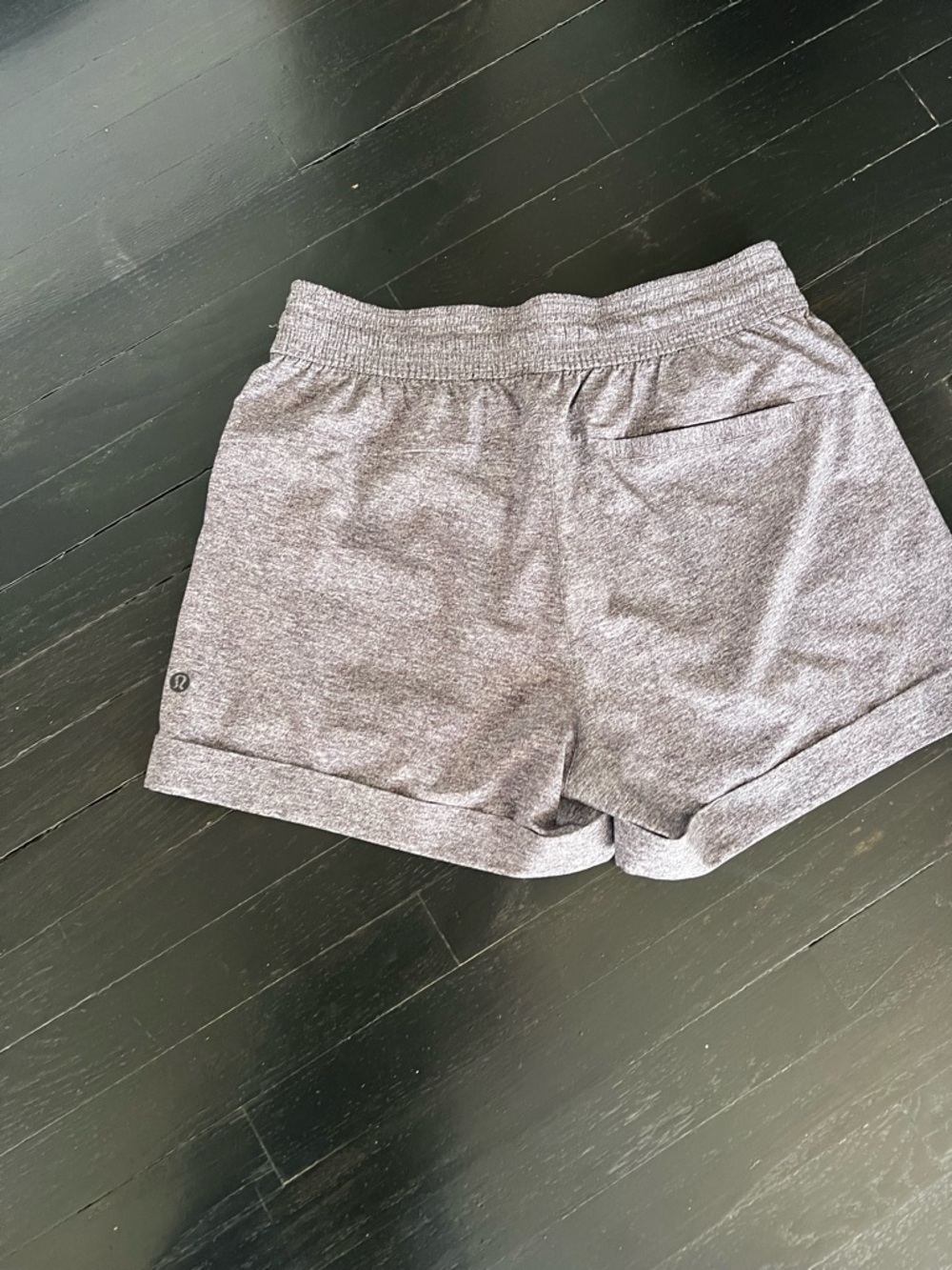 lululemon athletica Heather Gray Athletic Lounge Shorts - Picture 4 of 9